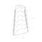 Organize It All Chrome Hanging Lid Organizer Rack